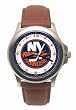 New York Islanders Mens Rookie League Leather Strap Watch