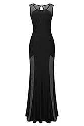 Draped Lace Mesh Floor Length Sleeveless Turtleneck Evening Dress/Party Dress/Maxi Dress 
