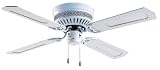 Micromark 30004 42" New Nashville Flush Fitting Ceiling Fan