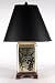 Vintage Statue of Liberty Metal Tin Table Lamp