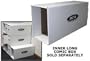BCW Long Comic Book Storage Box House & Long Comic Cardboard Storage Box (2 of EACH) Corrugated Cardboard Storage Box - Comic Book Collecting Supplies