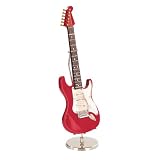 Instrument miniature guitare électrique rouge
