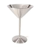 Danesco Martini Glass S/s Stainless Steel Martini Glass