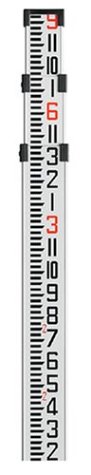 RoboToolz RT-A1150 9-Foot Aluminum Grade Rod in Inches and Eighths