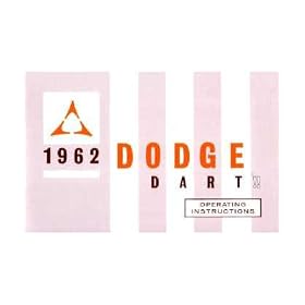 1962 DODGE DART Owners Manual User Guide