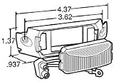 Truck-Lite White Rail Mount for Model 15 Lights 15728