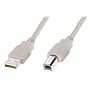 USB Kabel 2.0/1.1 , Stecker A auf Stecker B, 1,8 m