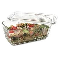 Anchor Hocking Glass Refrigerator Storage Container 5-c.