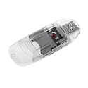 10-in-1 USB 2.0 High Speed Clear White Memory Card Reader Writer for SD SDHC MiniSD MiniSDHC MMC rsMMC