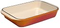 Le Creuset Cast Iron Rectangular Oven Dish, Volcanic, 30 cm