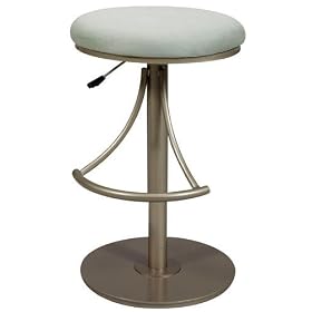 Click here to buy Backless Venus Stool Champagne Green by Home Decorators Collection.