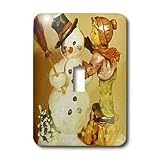 Florene Vintage - Snowman Hummel - Light Switch Covers - single toggle switch