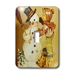 Florene Vintage - Snowman Hummel - Light Switch Covers - single toggle switch