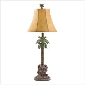 MONKEYS PALM TREE BAHAMA LAMP TROPICAL THEME ELECTRIC