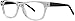 Unite Unisex Eyeglasses - Modern Collection Frames - Crystal/Black 51-17-140