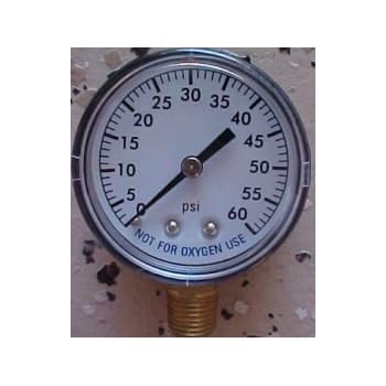 Set A Shopping Price Drop Alert For Super Pro Pool Filter 0-60 Pressure Gauge 1/4