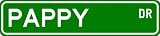 PAPPY Street Sign ~ Personalized Family Lastname Sign ~ Gameroom, Basement, Garage Sign Novelty** ALUMINUM