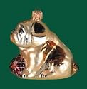 Bulldog 4" Ornament - set of 6