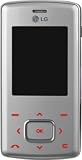 LG KG800 Chocolate Silver Unlocked Bluetooth Tri-Band GSM 900/1800/1900 MHZ