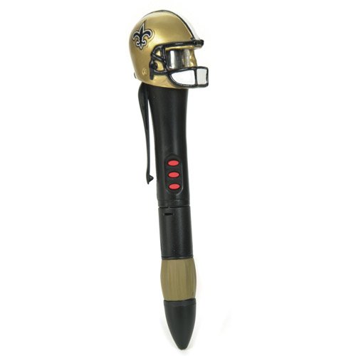 Pack of 4 New Orleans Saints Light-Up LED Programmable Pens