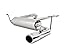 MBRP S5526409 T409 Stainless Steel Single Rear Exit Cat-Back Exhaust System
