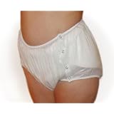 SnapOnStyleAdultPlasticPants-MediumWhite