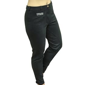 Ladies Cotton Full Seat Breeches -Black -26