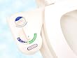 Luxe Bidet Vi-110 Fresh Water Spray Non-Electric Mechanical Bidet Toilet Seat Attachment