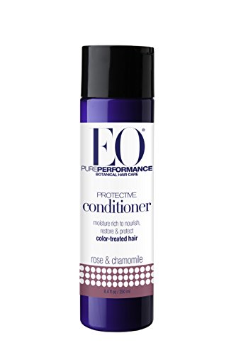 EO Botanical Protective Conditioner for Color Treated Hair, Rose and Chamomile, 8.4 oz (Pack of 3)