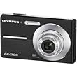 Olympus FE360 8MP Digital Camera with 3x Optical Dual Zoom (Black)