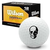Skull and Shadow Wilson Maximum Novelty Golf Balls