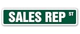 SALES REP Street Sign representative salesman pharmaceutical manufacturers gift SALES REP Street Sign representative salesman pharmaceutical manufacturers gift