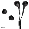 Premium 3.5mm Silicone Universal Earphone Buds - For Apple iPod, Creative Mp3 Mp4 Players- 4 Color Options , BLACK