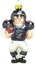 Houston Texans NFL Glass Player Ornament (5" Caucasian)
