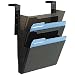 Deflecto 73502 Docupocket three-pocket file partition set w/brackets, letter, smoke