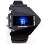 Orologio LED Luce Digitali Sport Plastica Orologio Da Polso al Quarzo Nero