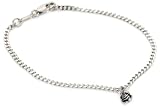 Ed Hardy Rose Stainless Steel Anklet, 9.5
