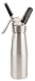 WhipRite 1 Pint Whipped Cream Dispenser-Brush Finish