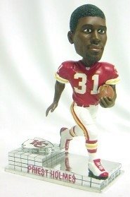 Kansas City Chiefs Priest Holmes Platinum Forever Collectibles Bobble Head
