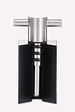 Zack 20481 LIMBO bottle stopper with wooden display Stainless Steel