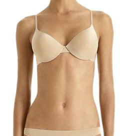 Calvin Klein Perfectly Fit Women's Naked T-Shirt Bra w/ Zone Pad #F2837