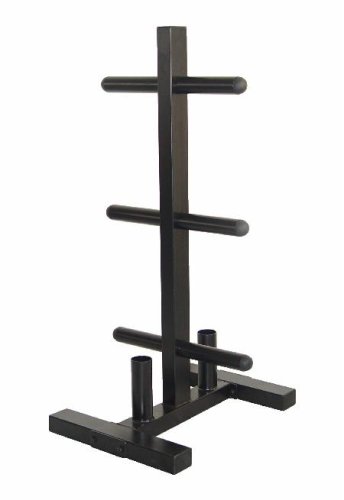 Olympic 2 Plate Rack with 2 Bar Holders - Commercial Quality