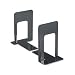 UNIVERSAL OFFICE PRODUCTS Jumbo Deluxe Bookends w/Nonskid Padded Base, 5-7/8 x 8-1/4 x 9, Metal, Black