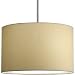 Progress Lighting P8823-01 Modular Pendant System Choose Shade and 1-Light Stem (P5198) Or 3-Light Stem (P5199) To Make Complete Fixture 16-Inch Drum Shade, Beige Silken Fabric