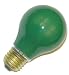 Satco 04986 60A/G 130V CERAMIC GREEN S4986 Standard Solid Ceramic Colored Light Bulb
