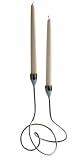 Loop Kerzenhalter Chrom Stahl - Black+Blum Design