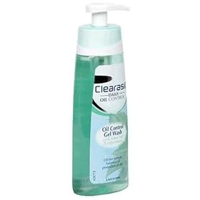 Clearasil Daily Oil Control Gel Wash, With Green Tea and Peppermint, (6.78 fl oz) Pack of 6