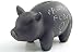 Luckies Capitalist Pig Chalkboard Money Box