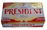 President Imported Unsalted Butter,7oz (199g)