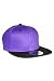 Plain 2-Tone Retro Fitted Snapback Baseball Cap - MORE COLOURS & STYLES